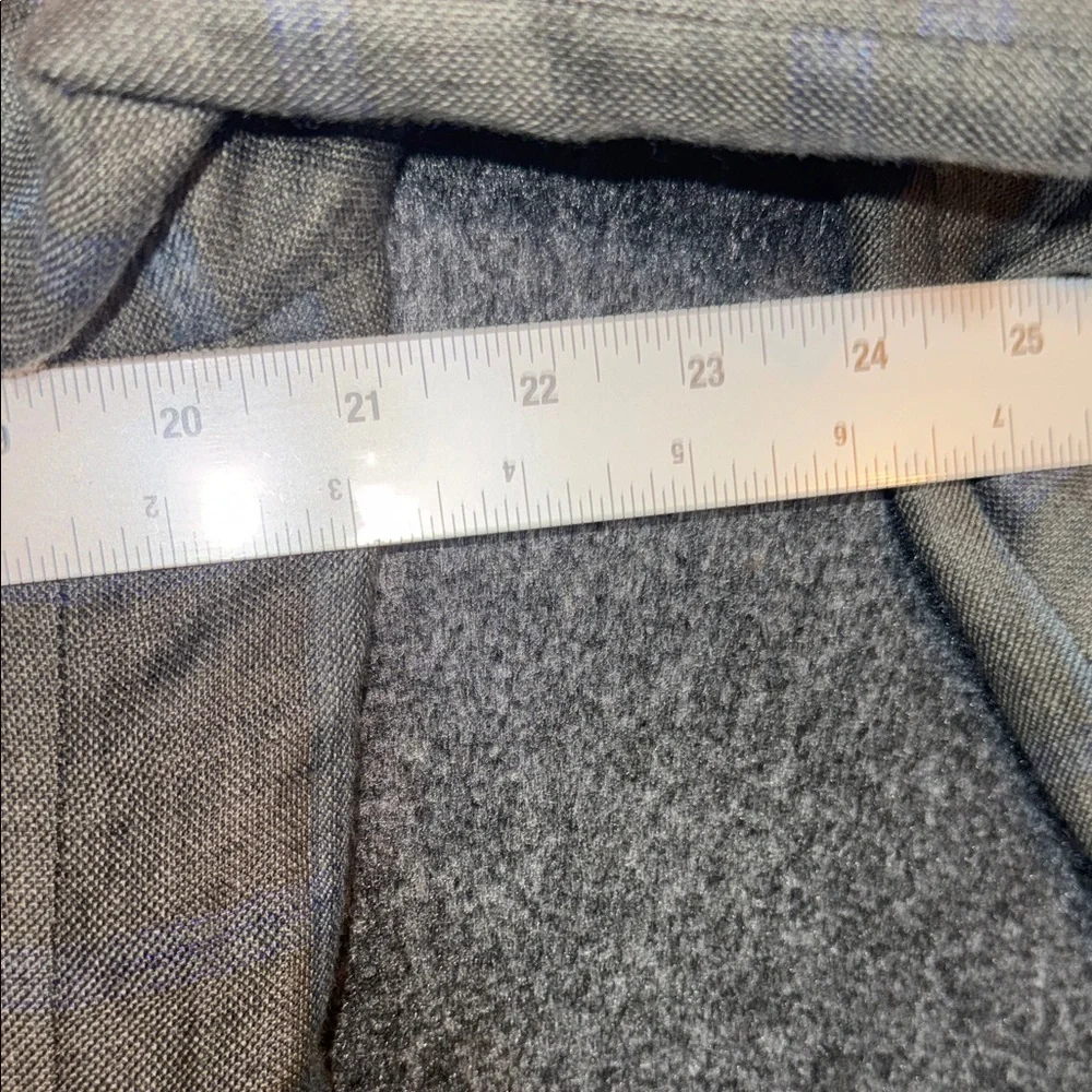 Jos. A. Bank Brown/Blue Plaid Linen/Wool  Blazer 41R